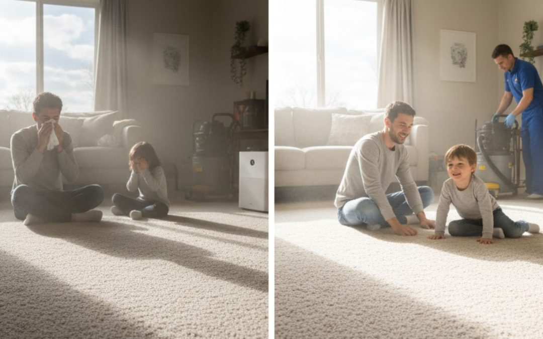 Can deep carpet cleaning help with allergies and asthma?